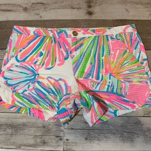 Lilly Pulitzer Neon Seashell Walsh Shorts